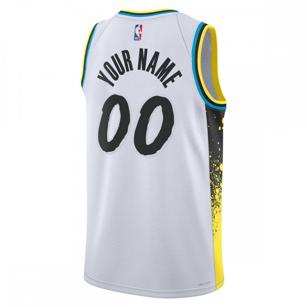 Indiana Pacers Unisex 2024/25 Custom Swingman Jersey - City Edition - White-Pro Kit Vault | Brand New 26/27 Sports Jerseys